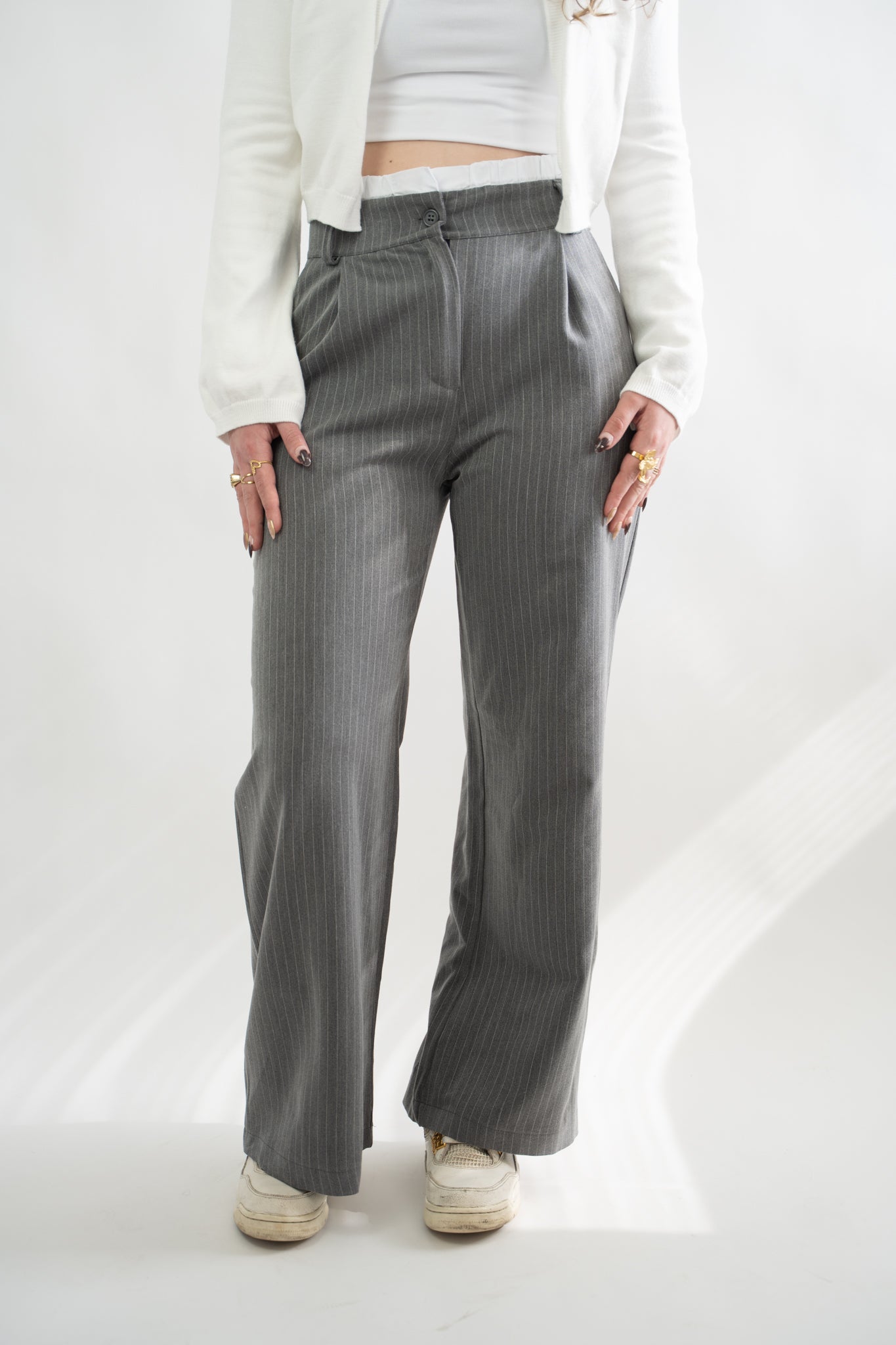 June Pantalon - Grijs
