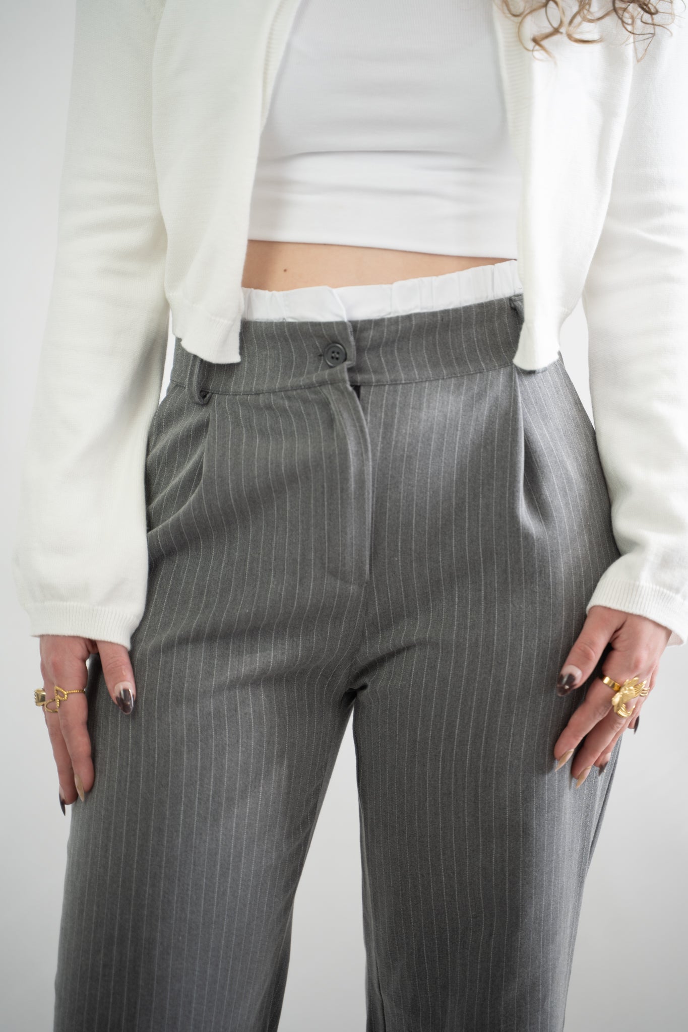 June Pantalon - Grijs