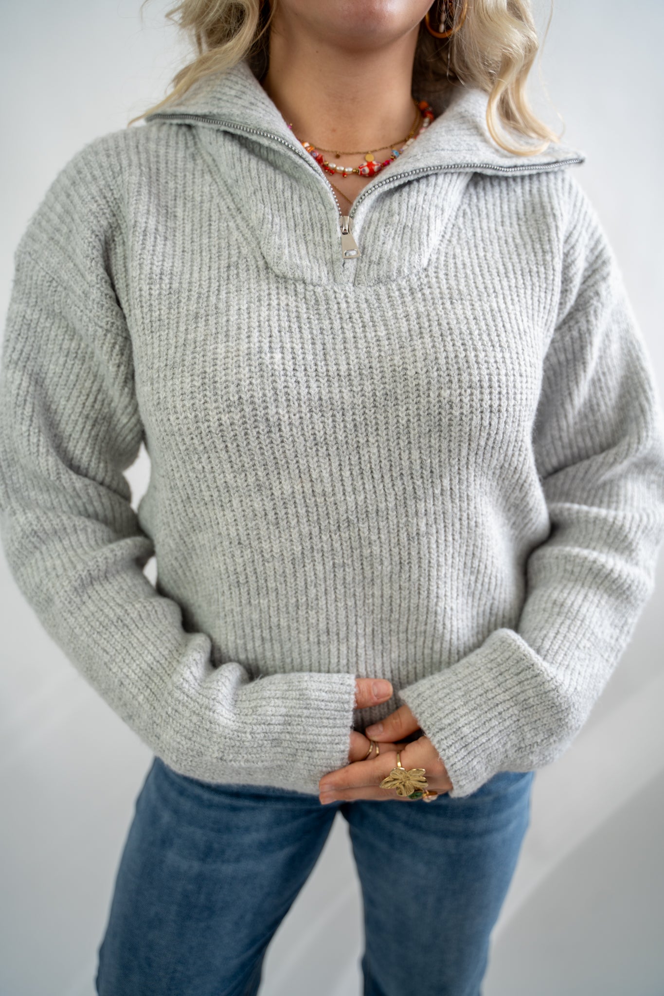 Lila Sweater - Grijs